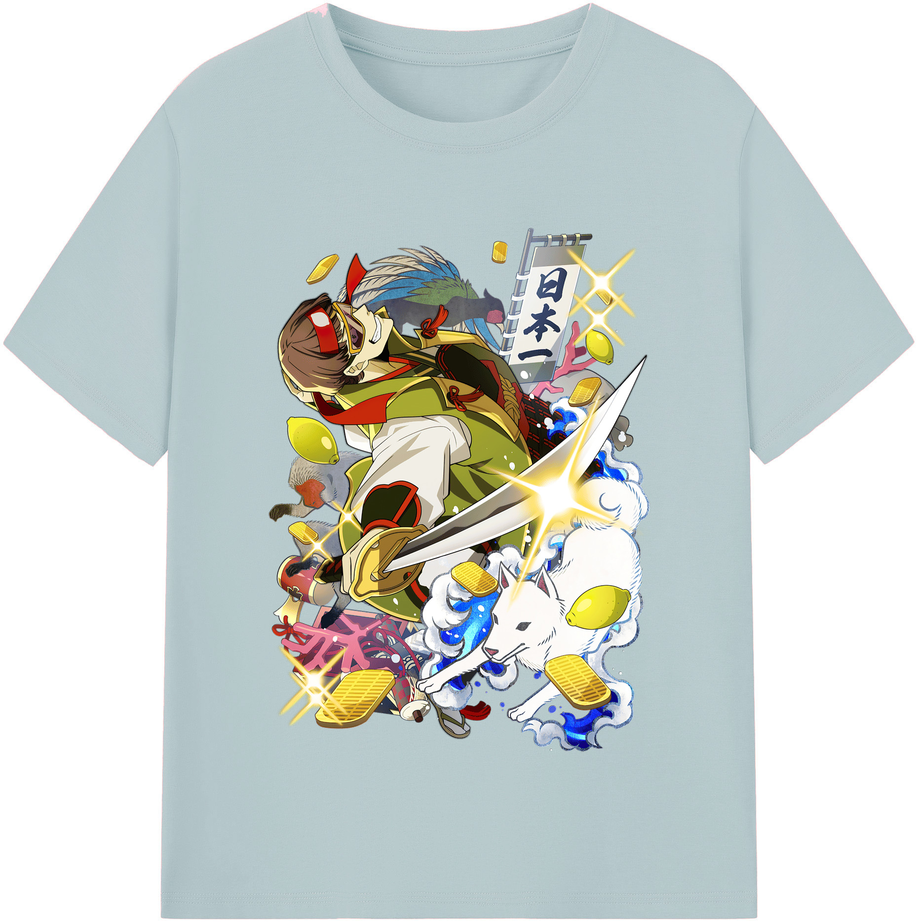 （画像用） 文豪ストレイドッグス Bungo Stray Dogs 綿100％半袖Tシャツ（フロントプリント）
